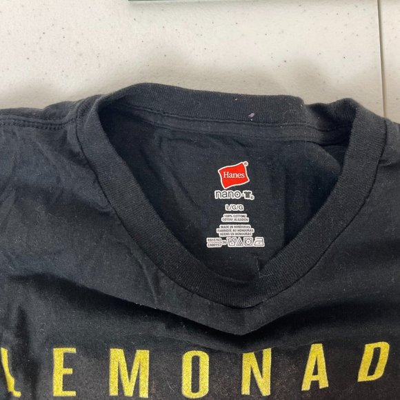 Beyonce Lemonade Formation World Tour Double Sided T Shirt 2016 Size L - Picture 4 of 4